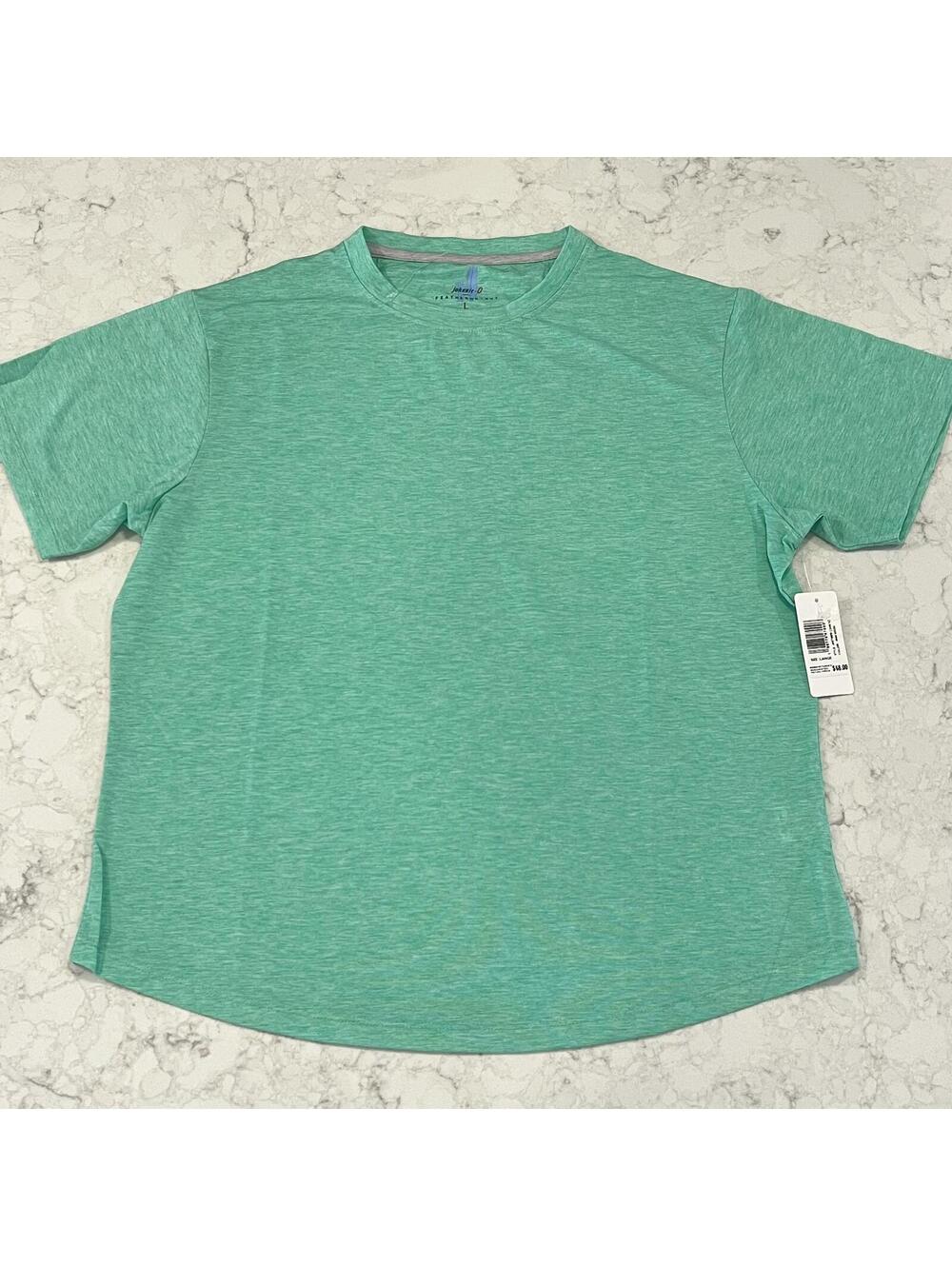 Johnnie-O Course Performance Tee Women's Ming Green NWT Large